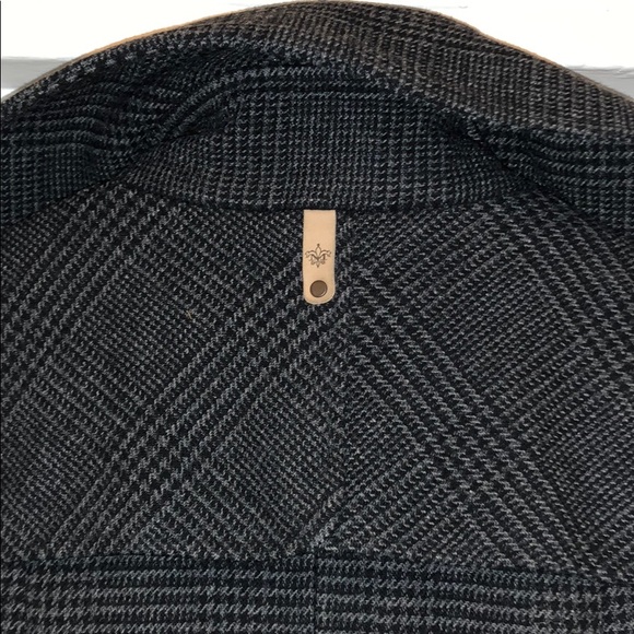 Mackage Nori Grey Plaid Wool Long Warm Coat - Picture 12 of 17